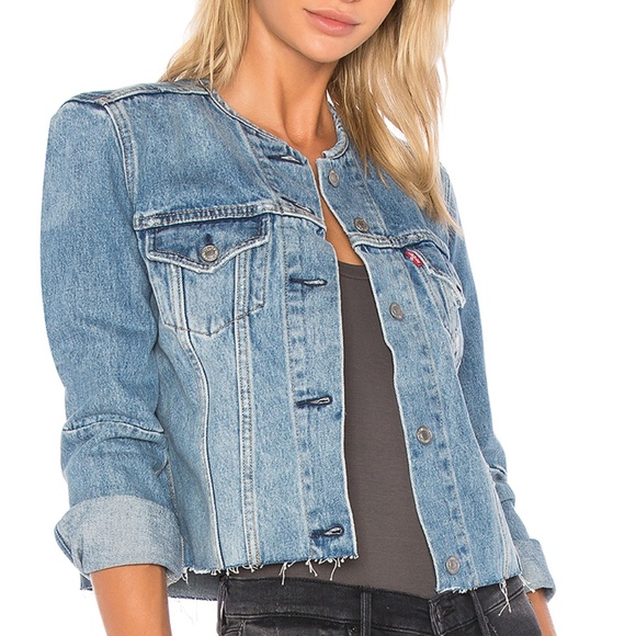 levi's altered trucker jacket mens
